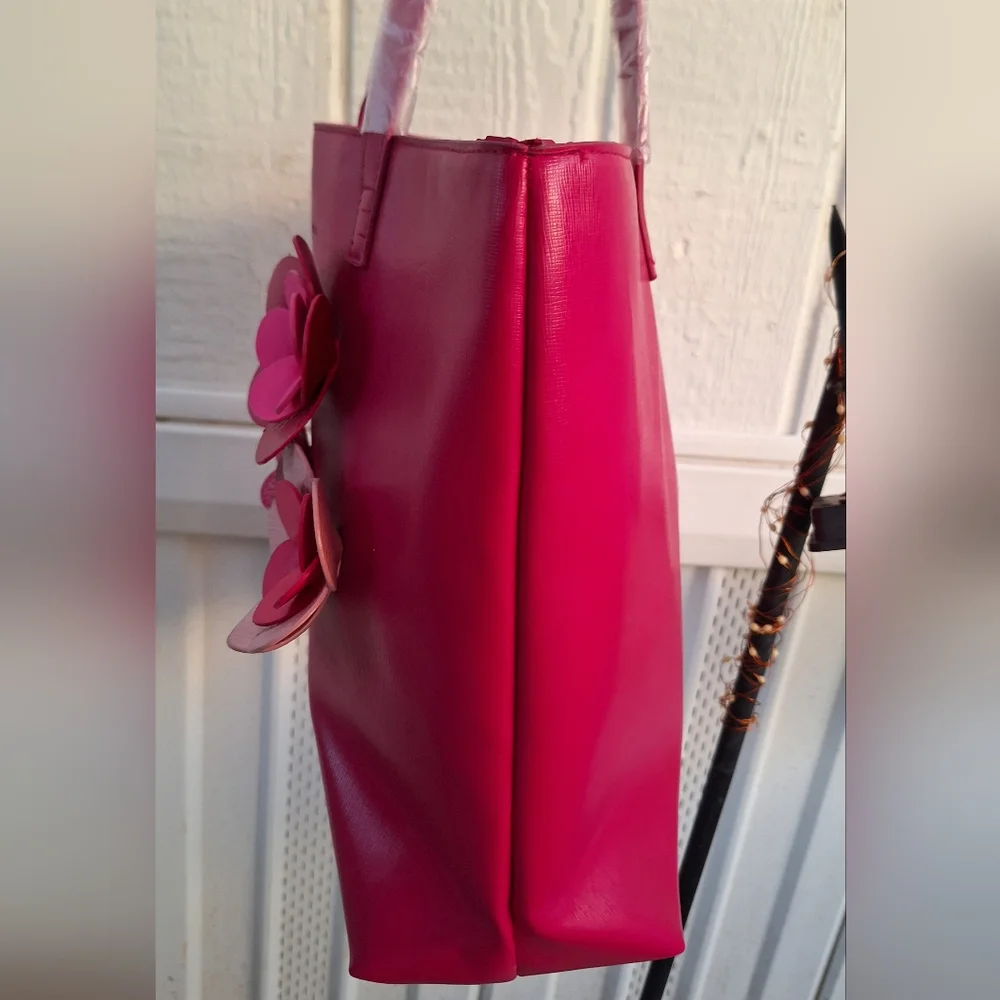 Elizabeth Arden Tote Bag Pink with Flowers NWOT